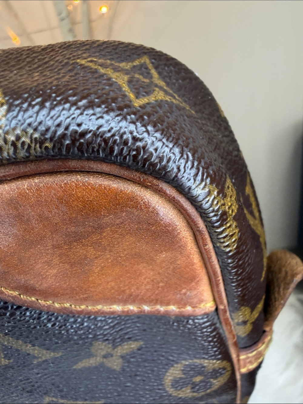 Louis Vuitton GUC vintage brown monogram 10 x 7 clutch.Clean&conditioned - Picture 8 of 14